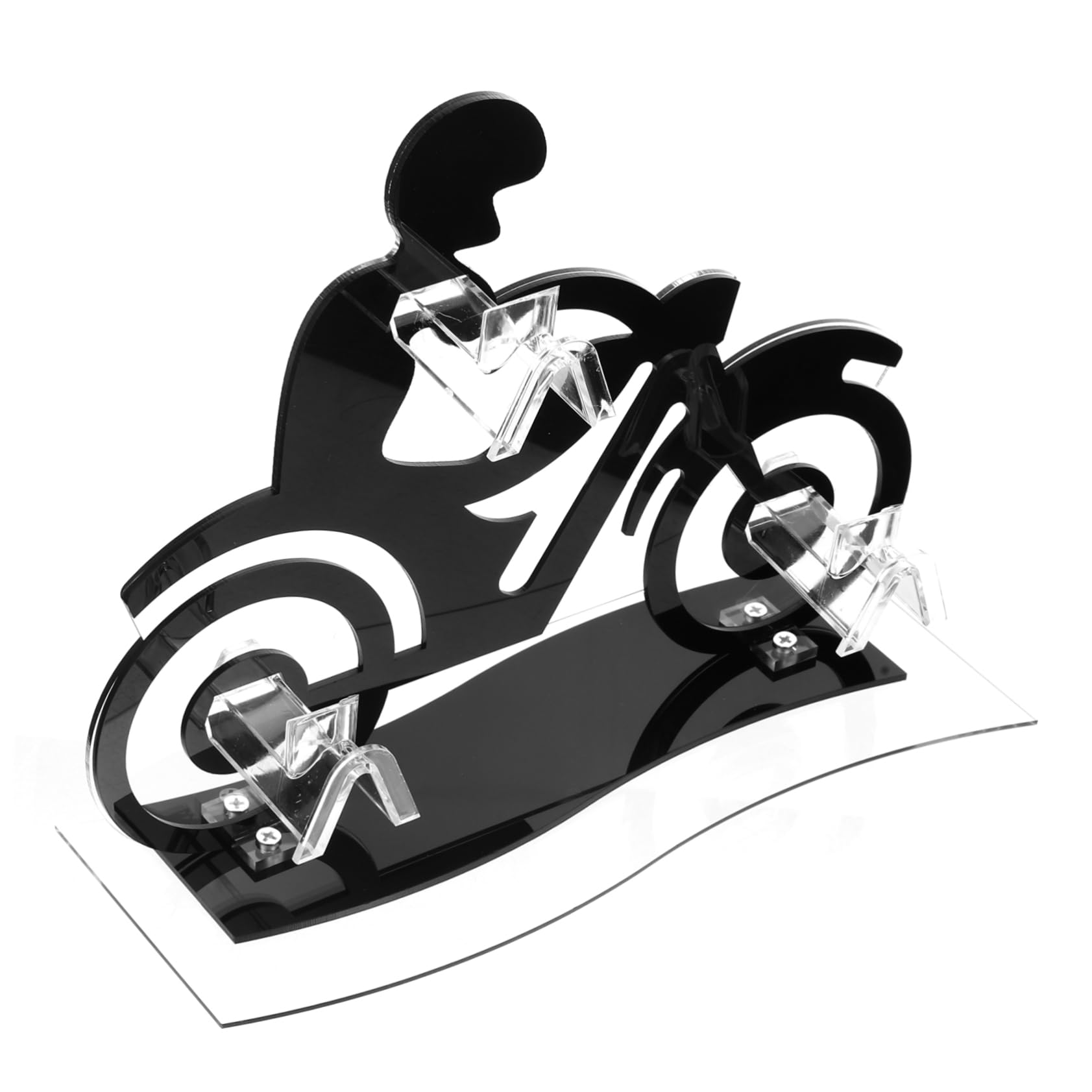 Alipis 2stücke Motorcycle Shaped Eyewear Display Rack Für Sonnenbrillen Und Brillen Stabiler Brillenständer Mit Kreativem Design Für Schaufenster Und Zuhause
