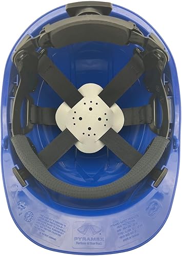 Miniatura 7 de Texas America Safety Company Cap Style Deluxe Ridgeline - Kit de casco duro con suspensión de trinquete de 6 puntos y bordes de seguridad y bolsa