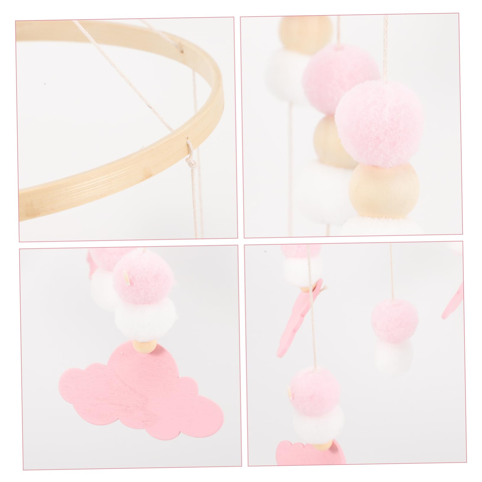 Toyvian 5piezas Móvil De Cuna Colgante De Estrellas y Elefante Para Bebés Decoración De Habitación Infantil Estimula La Coordinación Mano-ojo Materiales Seguros y Duraderos