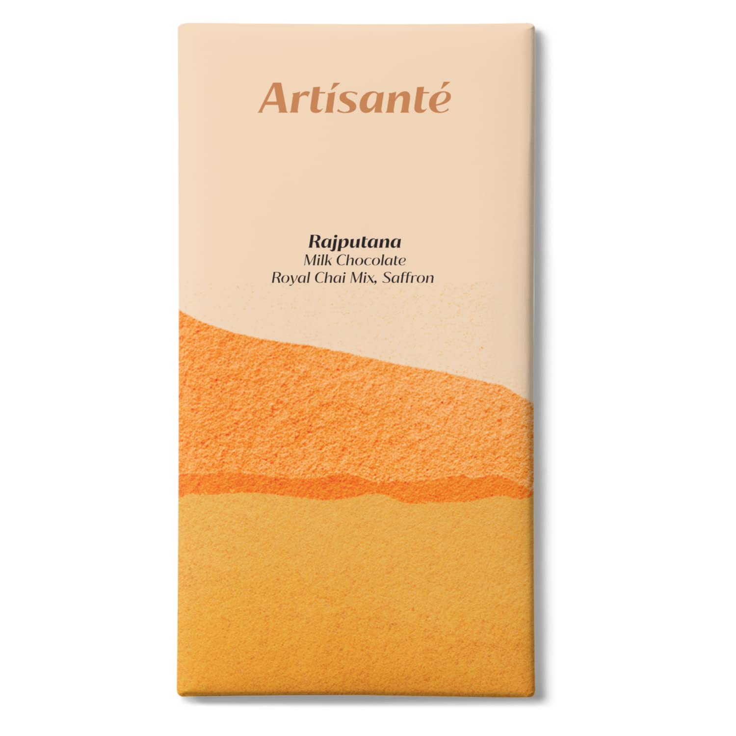 Artisante |Milk Chocolate Bar|Royal Chai Mix, Saffron|Rajputana|80 Grams|Artisanal Fine Chocolate