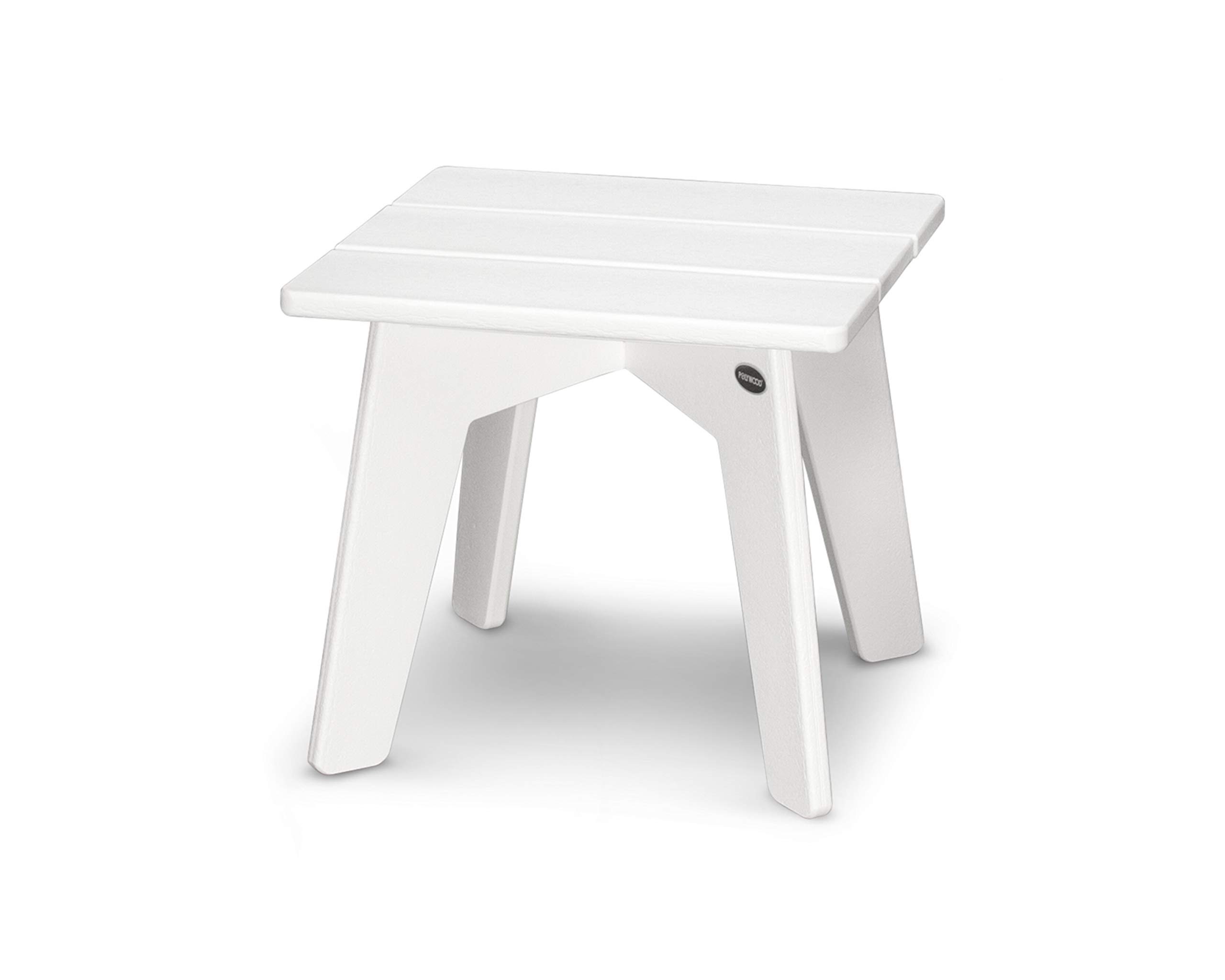POLYWOOD® Riviera Side Table, White
