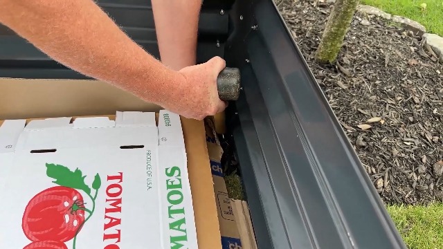 Amazon.com: Galvanized Raised Garden Bed Box Planter for Outdoor