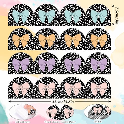 Bordures de tableau d'affichage pastel AnyDesign de 25m pour la rentrée - 2