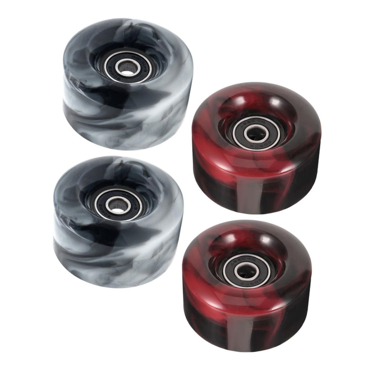 NAMOARLY 4pcs Skate Wheels Replacement for Roller Skates Skating Wheels Pu Material 5832 Size Indoor Roller Skating Accessory