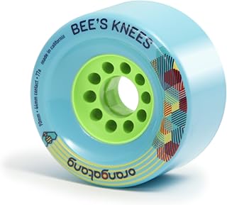 Orangatang Bee's Knees 90mm Longboard Wheels for Smooth Commuting, Urban Cruising, DIY Electric Skateboards, Eboards