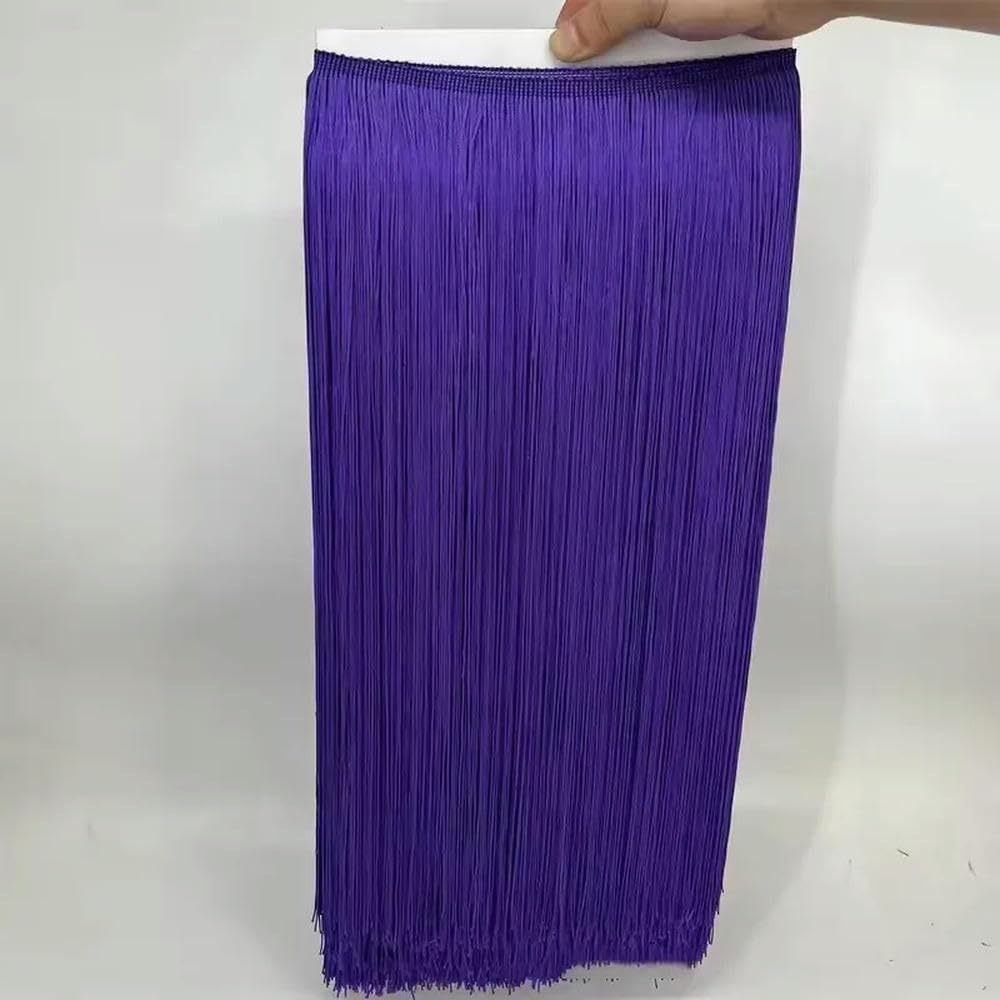 VIXDA 10Yard 50cm Long Fringes Lace Tassel Trim Latin Dance Curtain Trimming Sewing Decoration Tassels Fringe Ribbon