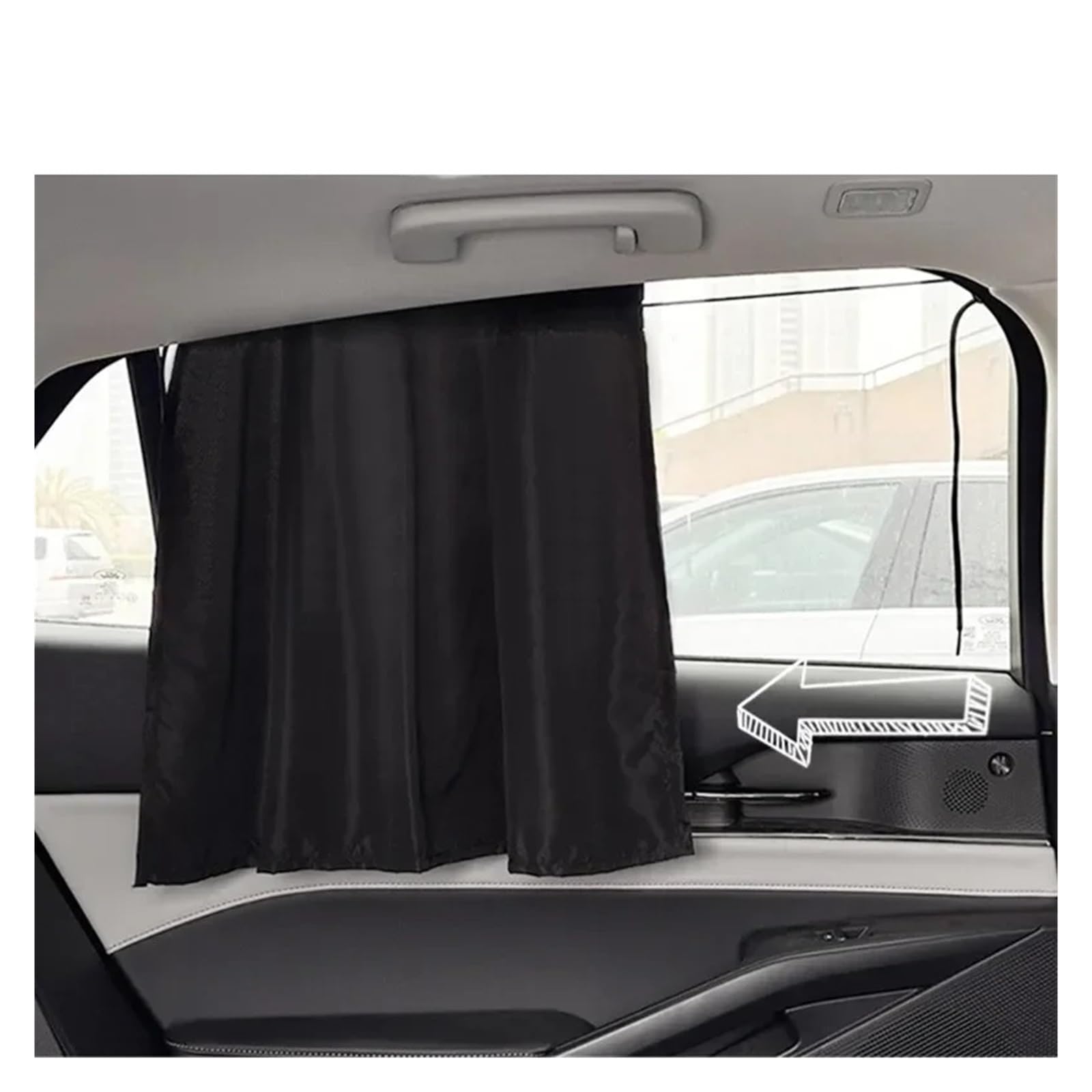 Coche Parasol Lateral Protección Universal sombrilla Ventana