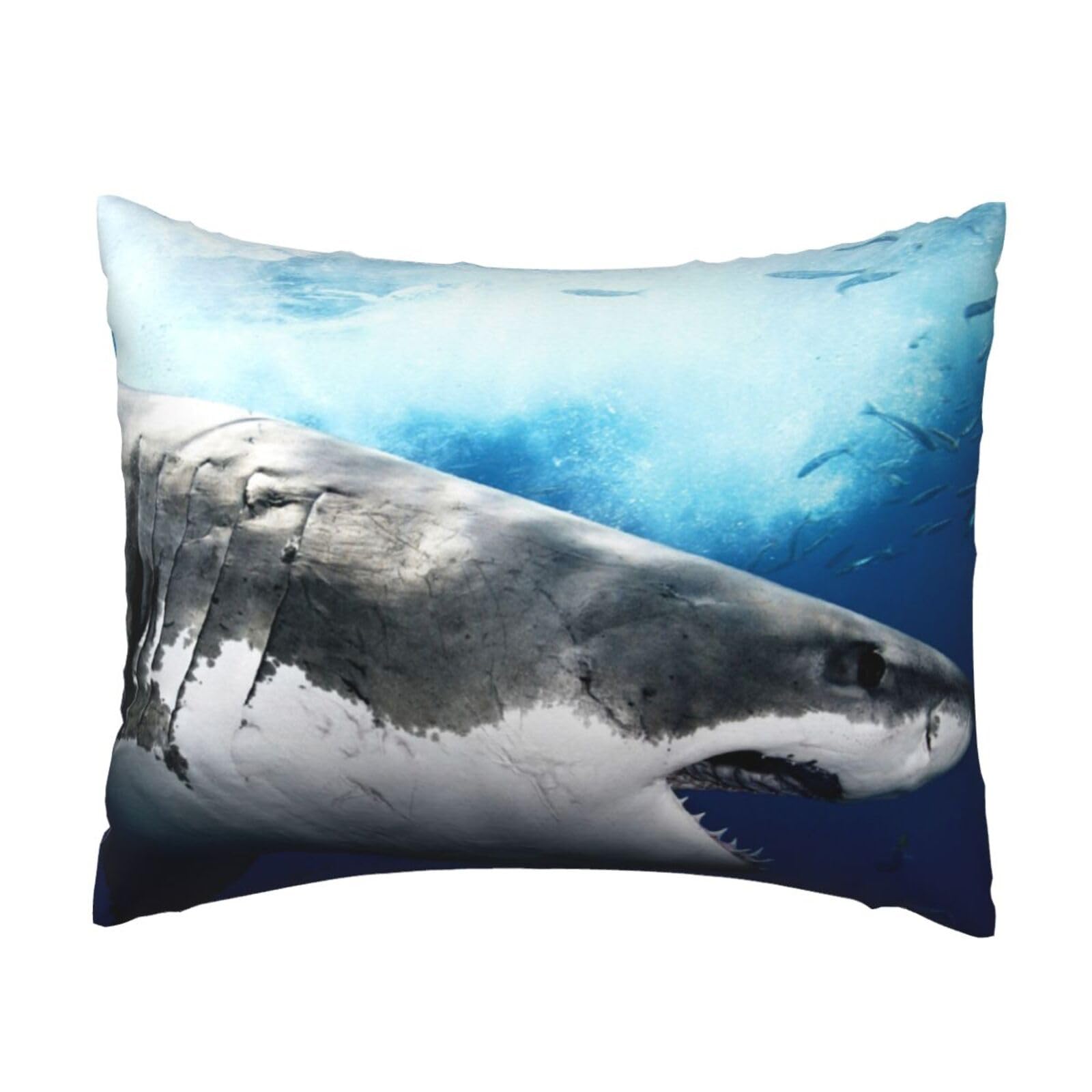 GSGCSBYMLG 3D Shark Fish printed Pillow Case 20x26in Cushion Cover