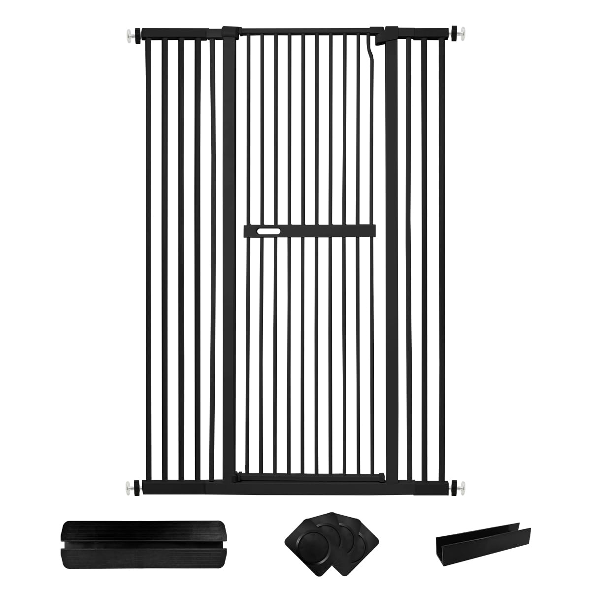 Amazon.co.jp: RAKU ペットゲート 猫 高さ155cm ドア付き 3.5cm柵間隔