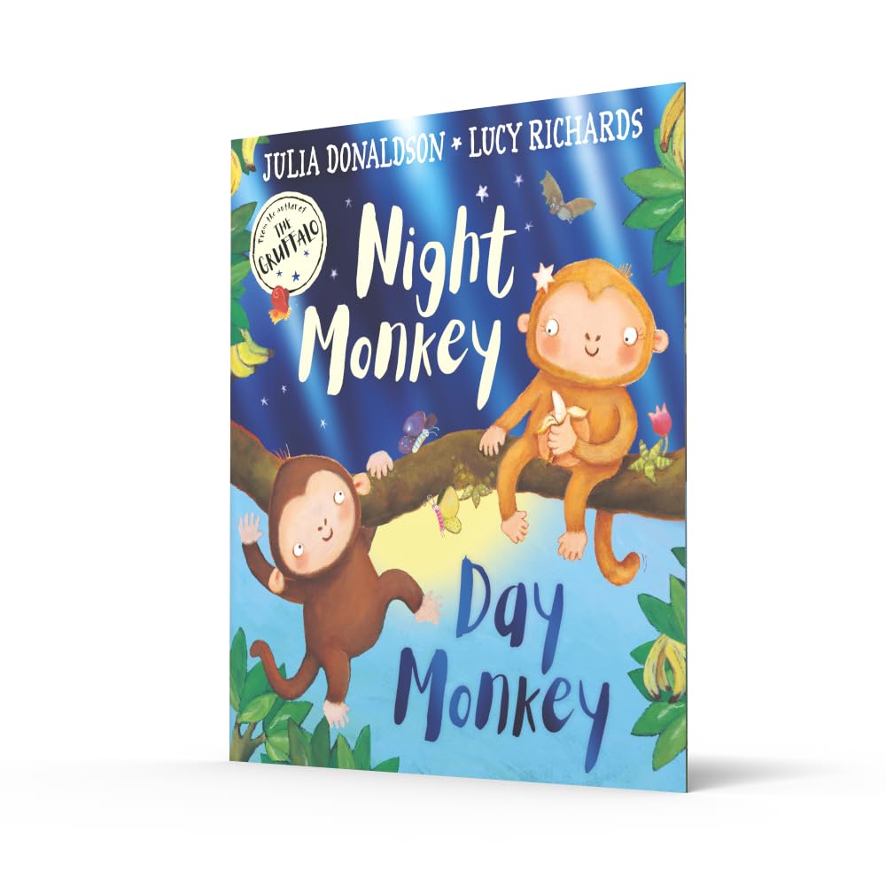 Night Monkey, Day Monkey: The ultimate rhyming children’s illustrated picture book – now with a fabulously foiled cover!