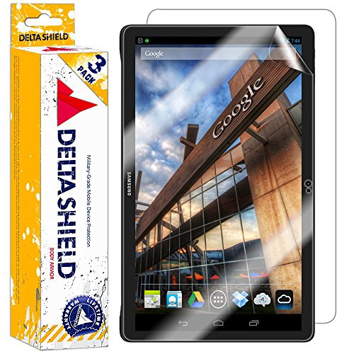 DeltaShield Full Body Skin for Samsung Galaxy View (18.4 inch)(1-Pack)(Screen Protector included) Front and Back Protector Non-Bubble Military-Grade Clear HD Film