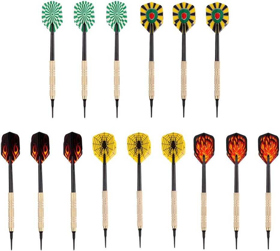 15 Pieces Safety Soft Tip Darts Extra Tips Set for Electronic Soft Dartboard|Sporting Goods | Indoor Games | Darts |Darts-Soft Tips
