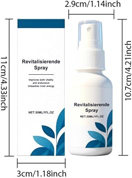 Revitalisierende Spray,Energizing Sprayfor men ,Improves Both Vitality And Endurance Unleashes Inner Energy, Enhance Charm,1pc