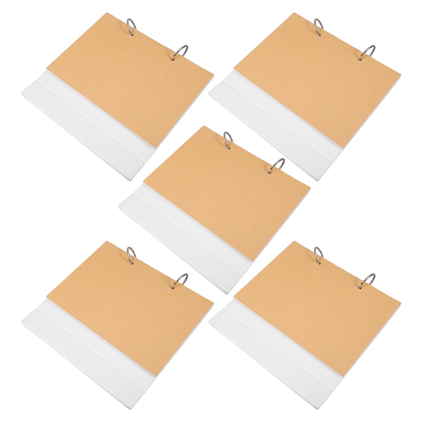 5 Sets Büroplanungskalender Loseblattkalender Planer Kalenderpapier Leerer Kalender Kalender Mit Leeren Seiten Heimplanungskalender Bürotischkalender Desktop Planer