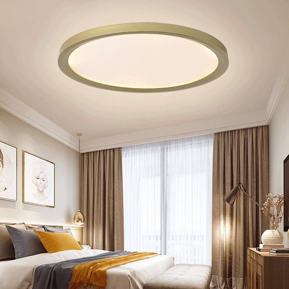 Plafonnier LED Moderne Ovale à Intensité Variable 3000-6500 K Avec Télécommande Chambre Salon Plafonnier Blanc Ellipse Plafon Light Cuisine Salle à Manger Bureau Escalier Lustre