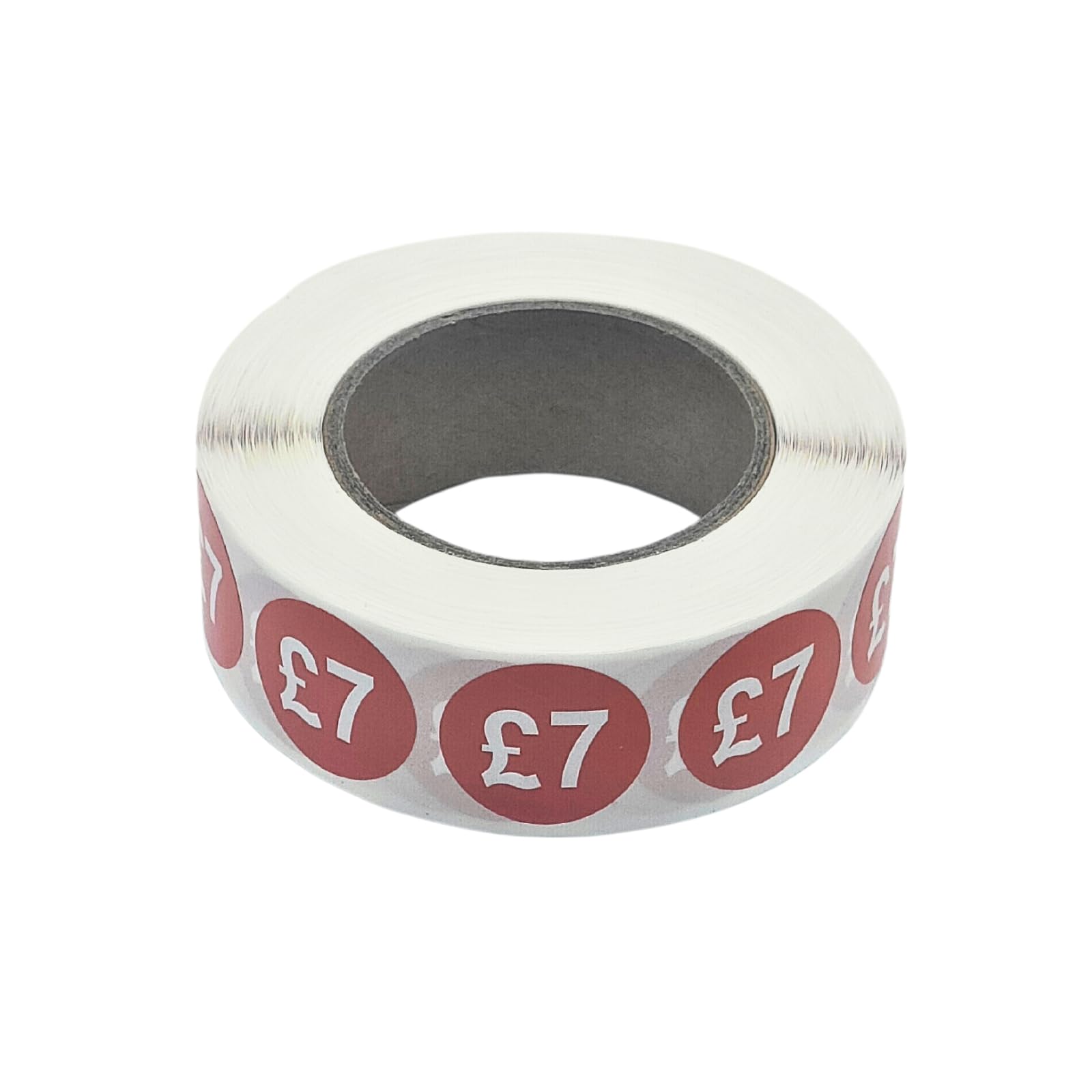 1000x 25mm £1-£30 Red Price Self Adhesive Stickers Sticky Labels for Retail Display (£7)