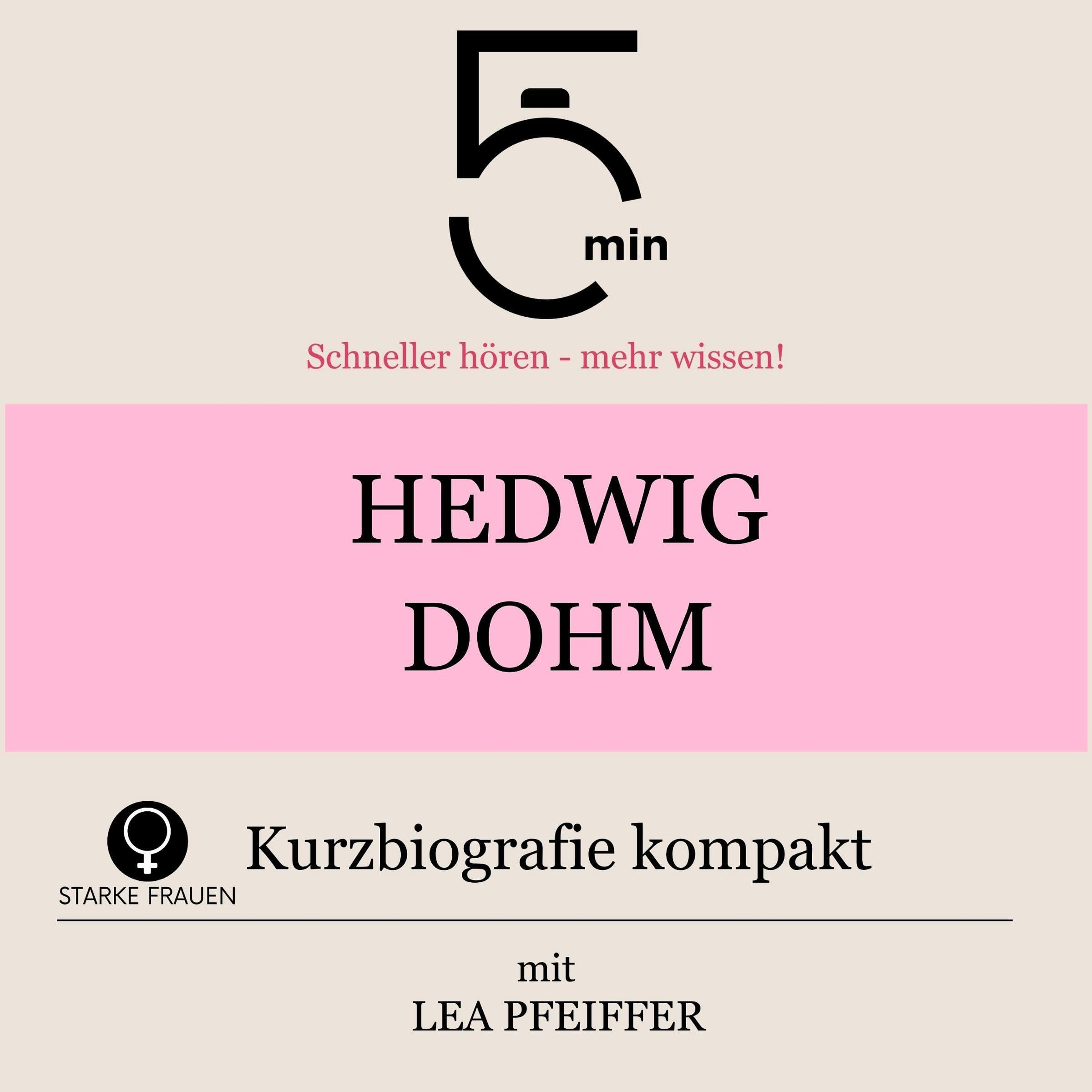 Cover art for Hedwig Dohm - Kurzbiografie kompakt