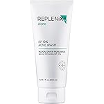 Replenix BP Acne Face Wash, 6.7 Fl Oz, Non-Oily Benzoyl Peroxide Facial Cleanser with Medical-Grade Ingredients for Acne-Prone Skin, Gently Unclogs & Refines Pores, Non-Drying & Non-Irritating