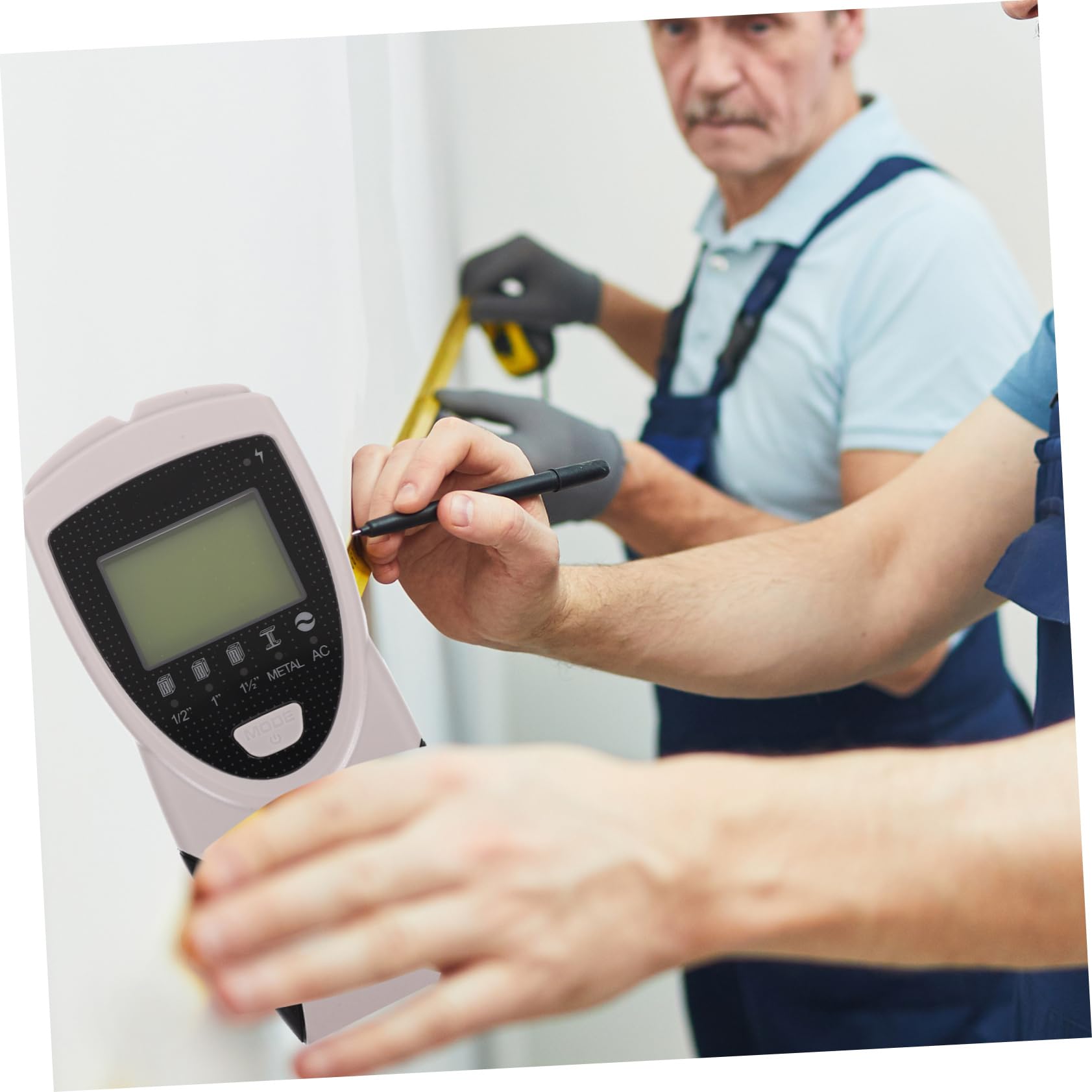 1ensemble Détecteur Mural Multifonction Avec Écran Lcd Scanner Pour Métaux Montants Et Câbles Électriques Outil Pratique Pour Localiser Objets Cachés Les Murs