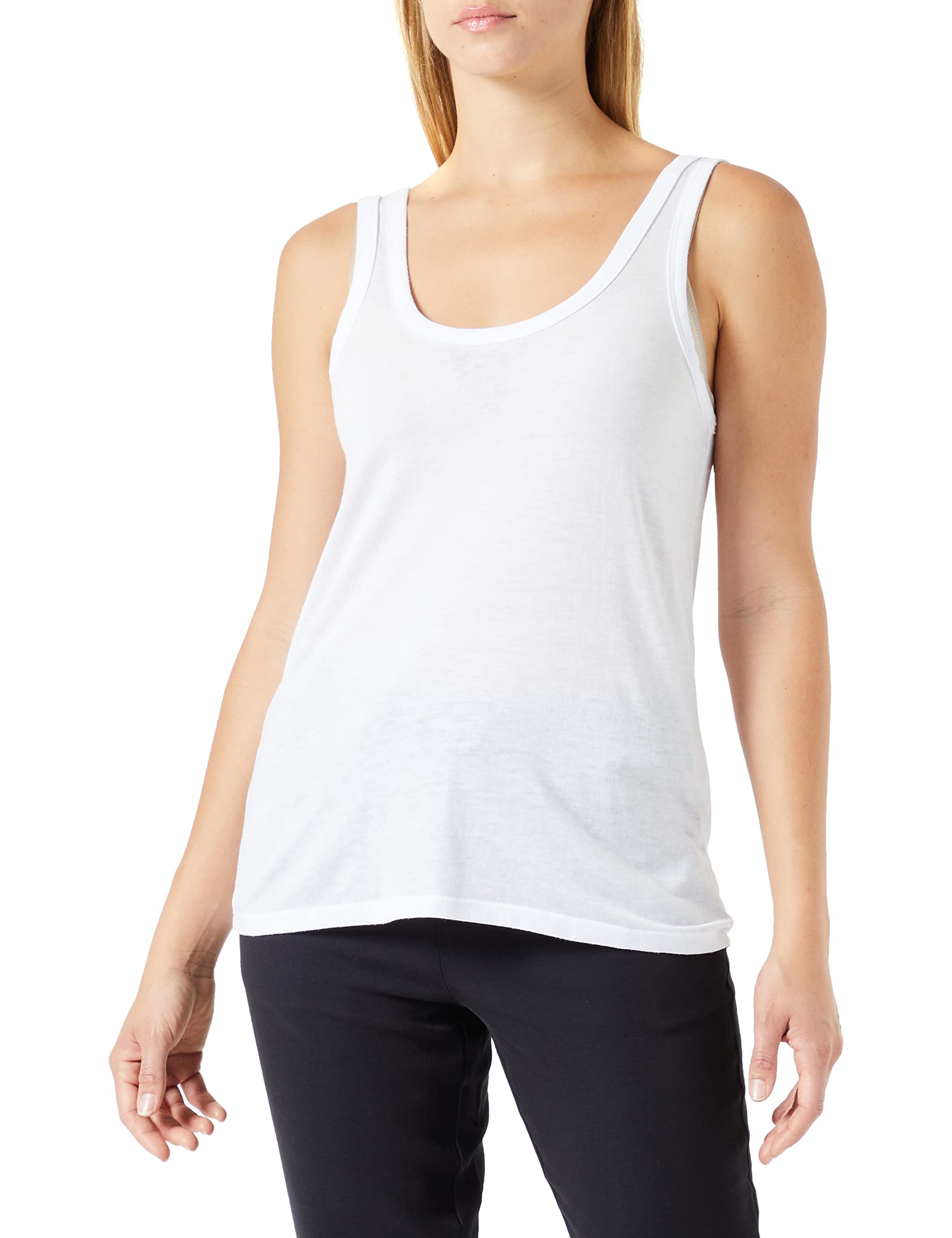 ONLY Women's Onlwrongly Tank Top Cs JRS, White, S