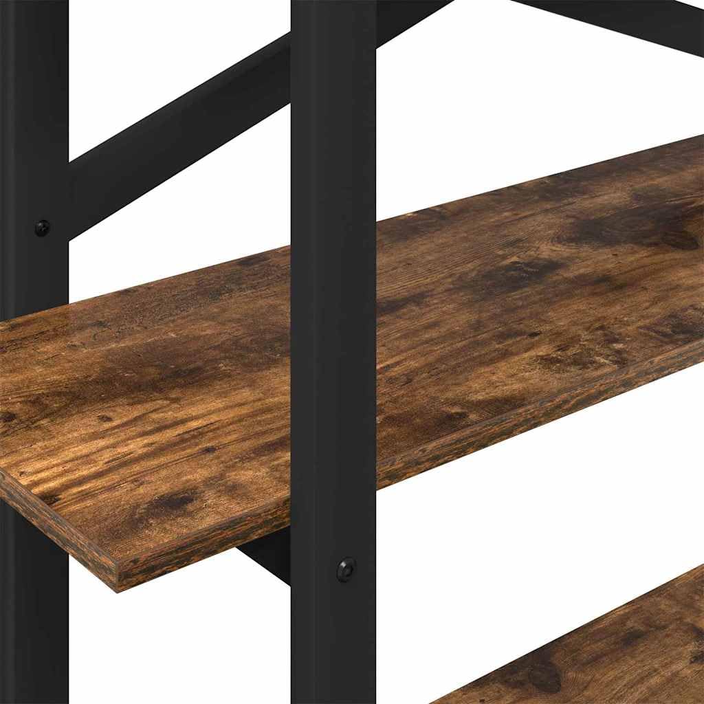 Generisch Bücherregal Geräucherte Eiche 100 x 33,5 x 102 cm Holzwerkstoff,Möbel,Regalsysteme,Bücherregale Bücherschränke-883948