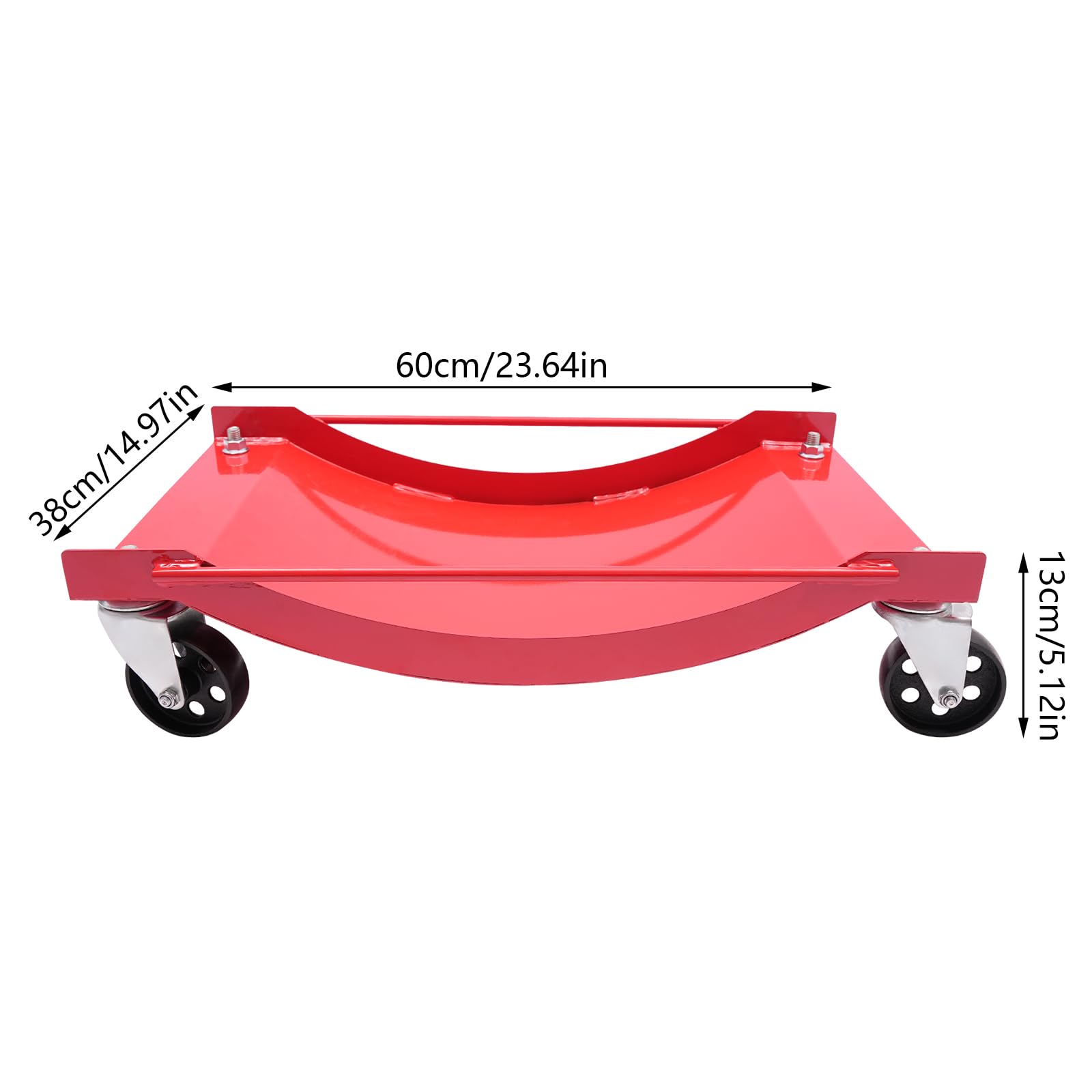 Carro de neumáticos portátil de 907 kg de carga para maniobrar vehículos eléctricos, carro de emergencia de 4 ruedas, carro de neumáticos robusto, elevador de maniobras de coche, para mover camiones