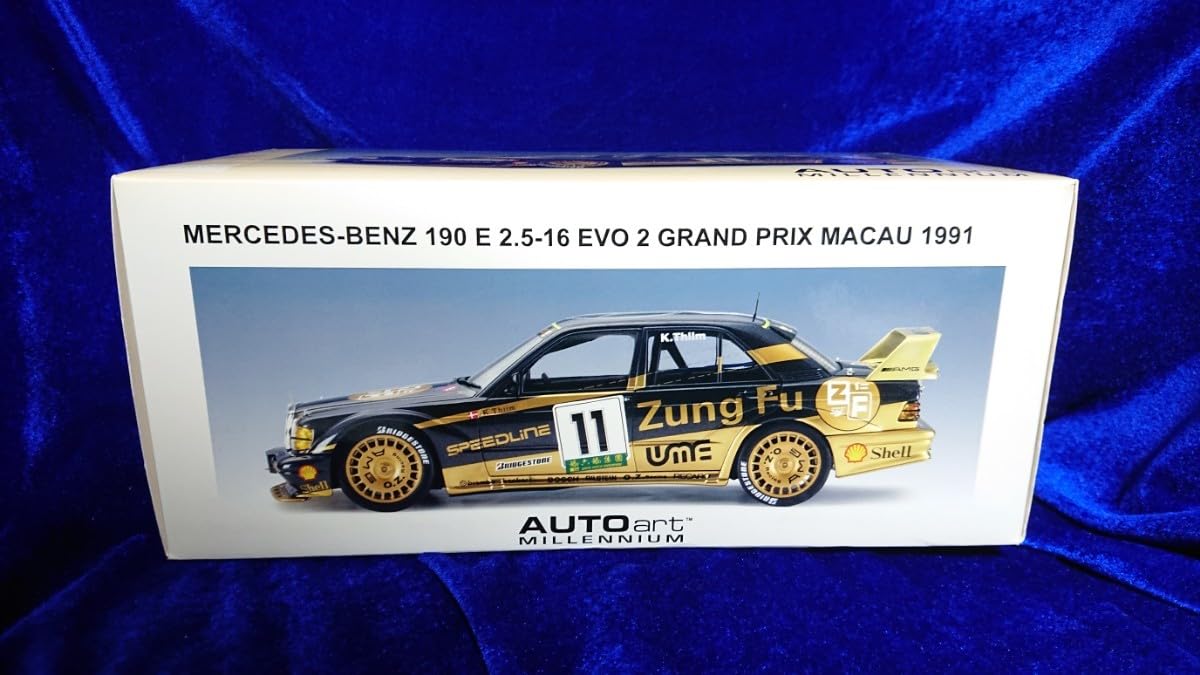 オートアート ミニカー 1/18 メルセデス190E EVOⅡ マカオGP