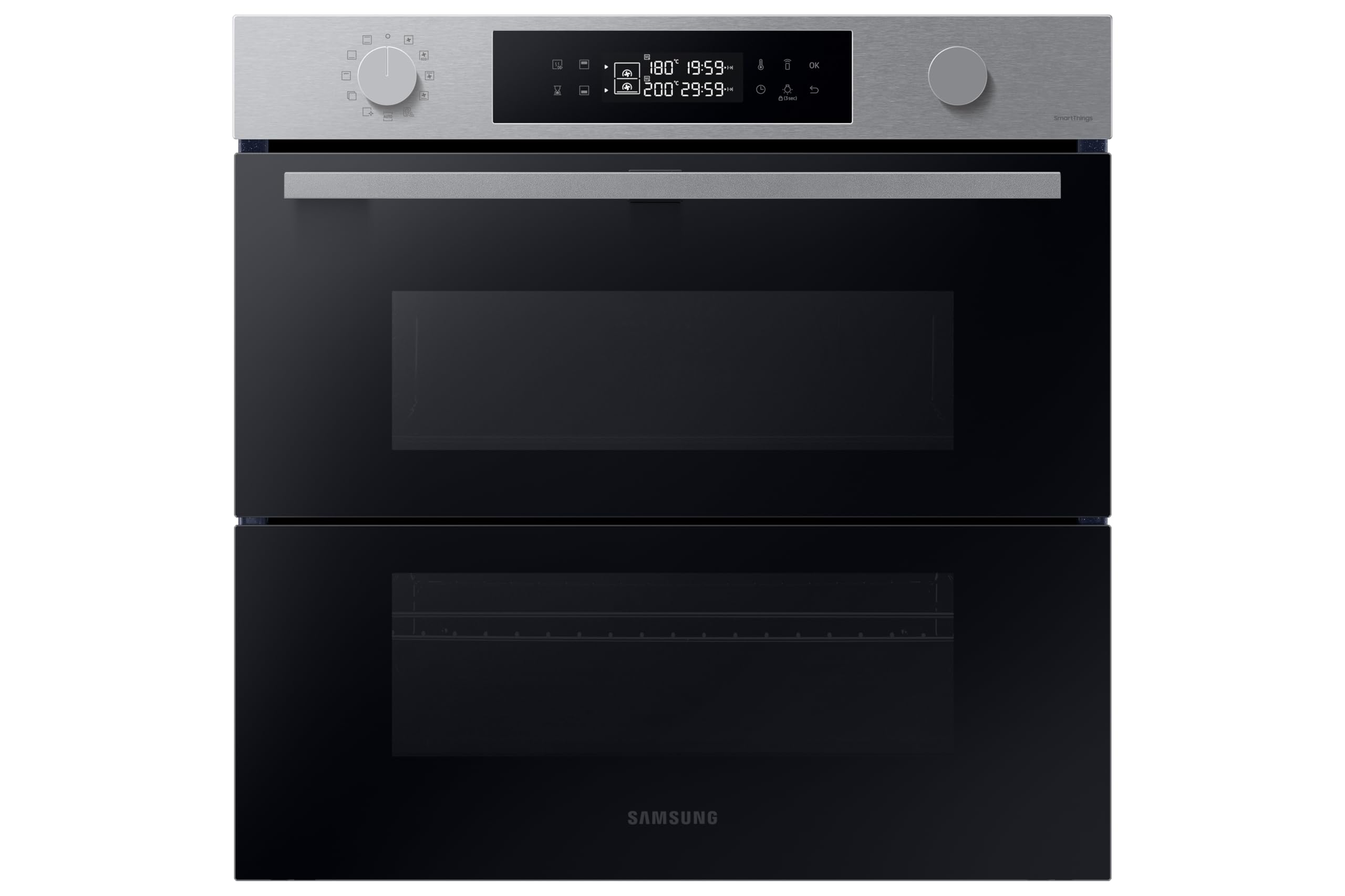 Samsung Series 4 Dual Cook Flex Smart Oven with Catalytic Cleaning, Colour: Stainless Steel, NV7B45205AS [Energy Class A+]