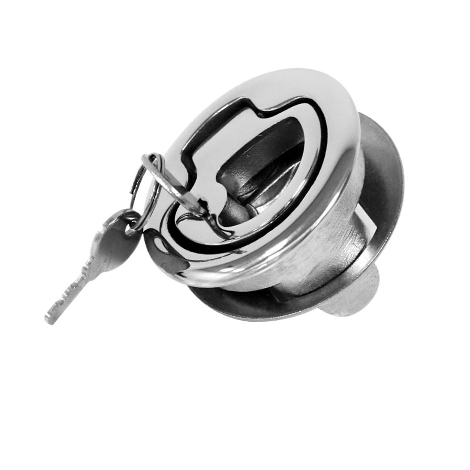 Loquet de trappe de casier anticorrosion, fermeture rotative sécurisée en inox 316 pour bateau