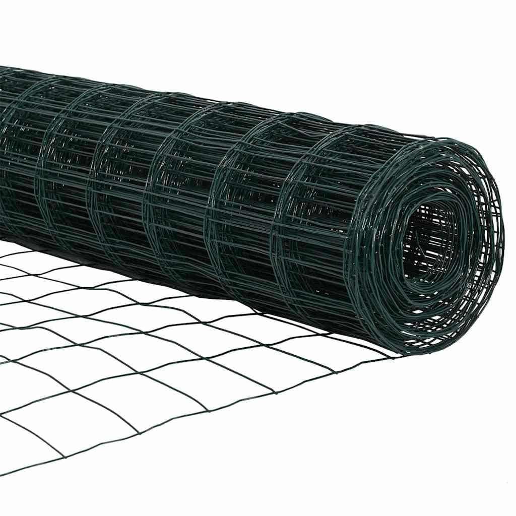 Recinzione da giardino in ferro rivestito in PVC, 500 x 40 cm, resistente, design moderno, per terrazze, balconi e stagni