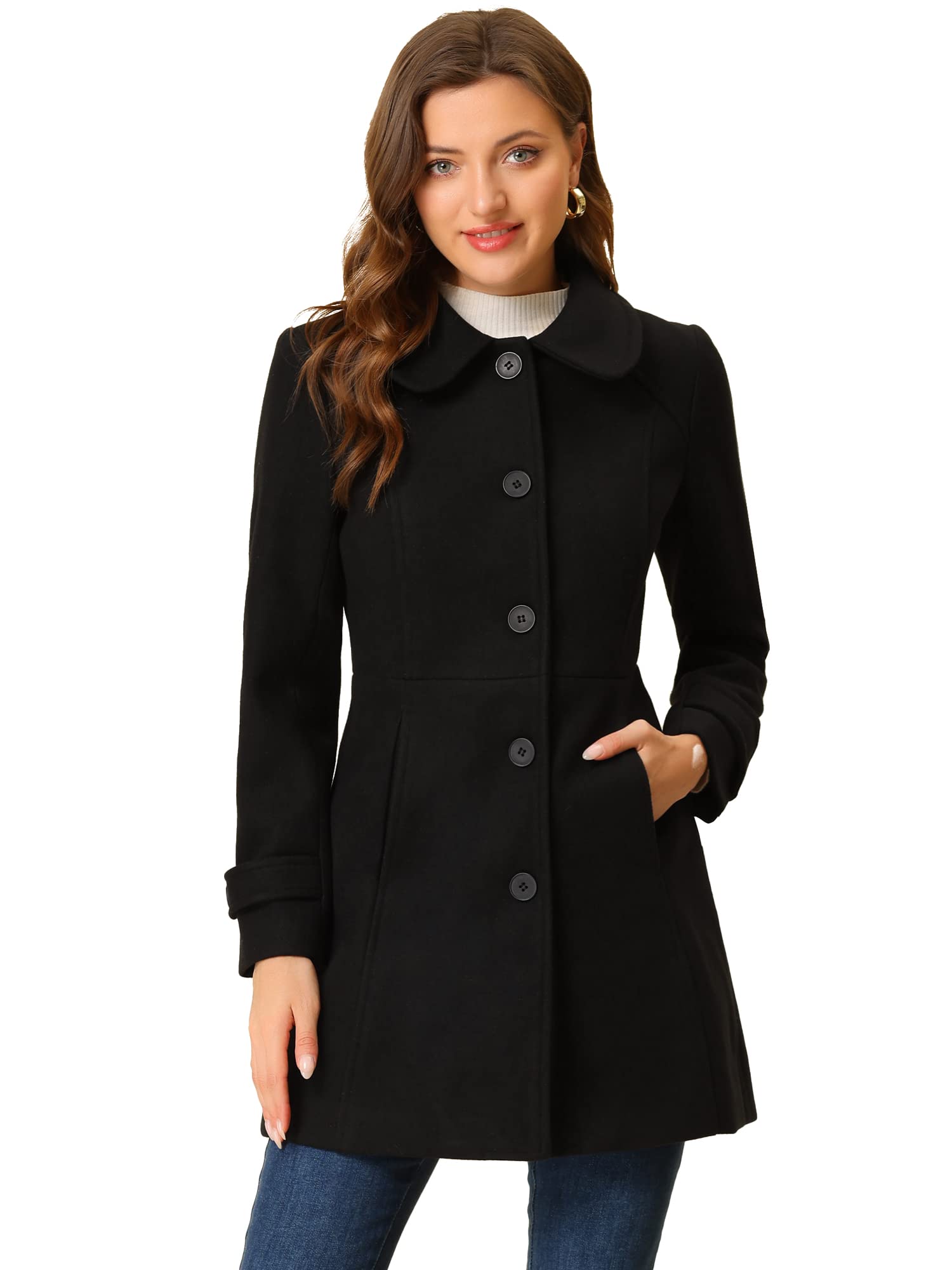 Camperos Donna Graffio Cappotto Con Bottoni: Cappotto Classico