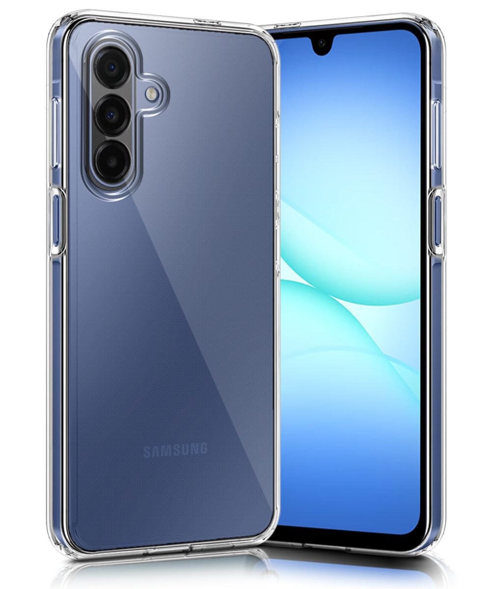 WOW IMAGINE Transparent Back Cover Case for Samsung Galaxy M17 5G | A17 5G | F17 5G | Raised Bumps for Full Device & Camera Protection Shockproof TPU Silicone Back Case Mobile Cover – Transparent — Amazon image 2