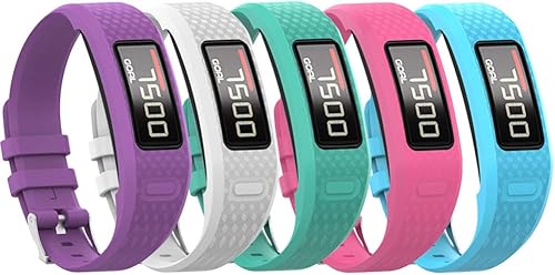 Vista 18 de QGHXO Correa para Garmin Vivofit 1 / Vivofit2, correa de repuesto de silicona suave para Garmin Vivofit 1 / Vivofit 2 Activity Tracker, pequeña