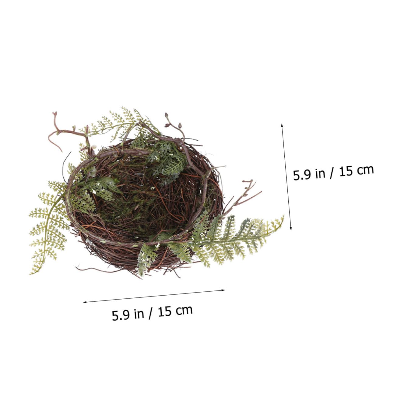YARNOW 4 Ensembles nid d'oiseau élevage d'oiseaux décorations printanières Accessoire Jardinage Accessoires Jardinage Refuge pour Oiseaux Accessoire Photo de Mariage Artificiel décorer