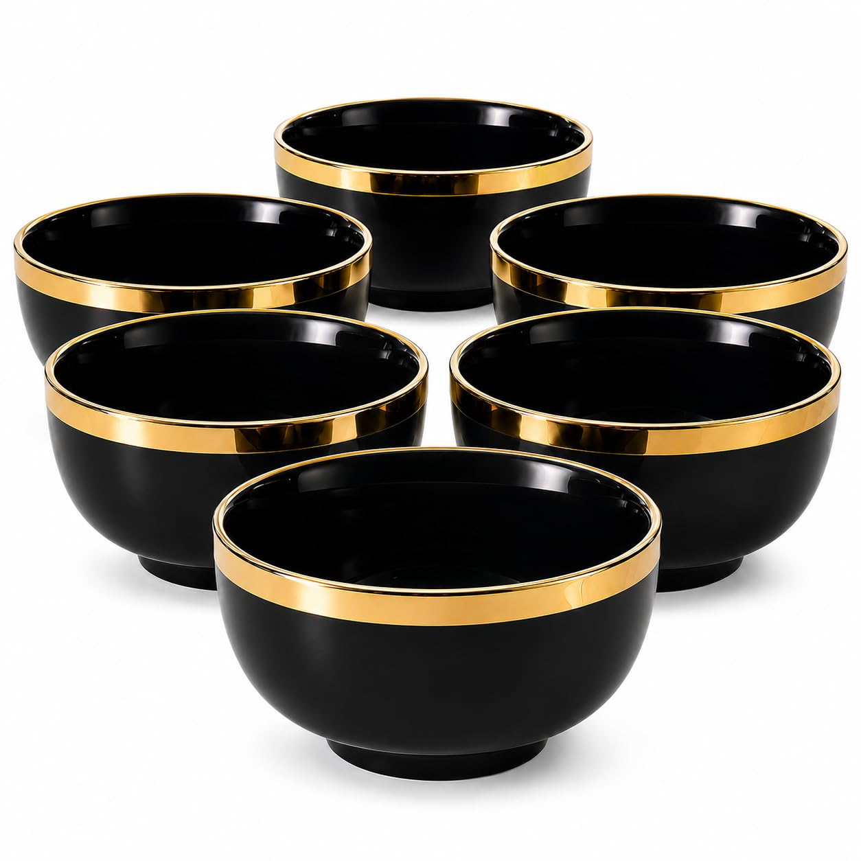 Keramik-Müslischalen, 6er-Set, 800 ml, böhmische Suppenschüsseln, buntes Schüssel-Set für Küche, Dessertschalen für Salat, Nudeln, Haferflocken, Ramen, Haferflocken, Obst, spülmaschinen