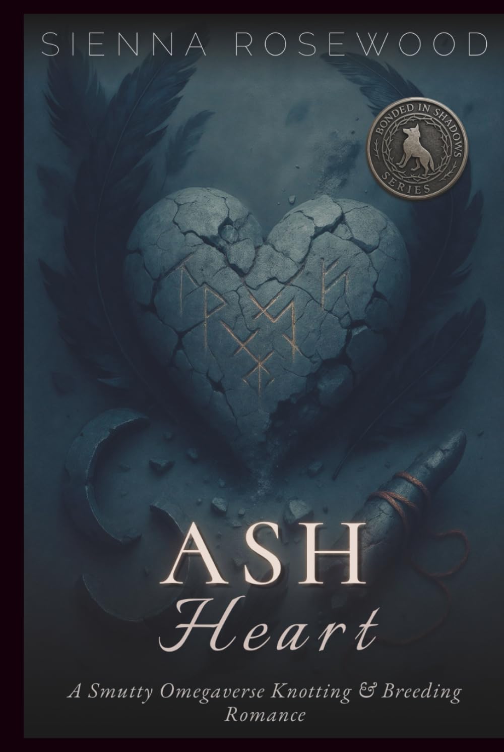 Ash Heart: A Smutty Omegaverse Knotting & Breeding Romance (Bonded in Shadows - A Dark Omegaverse Romance Series)