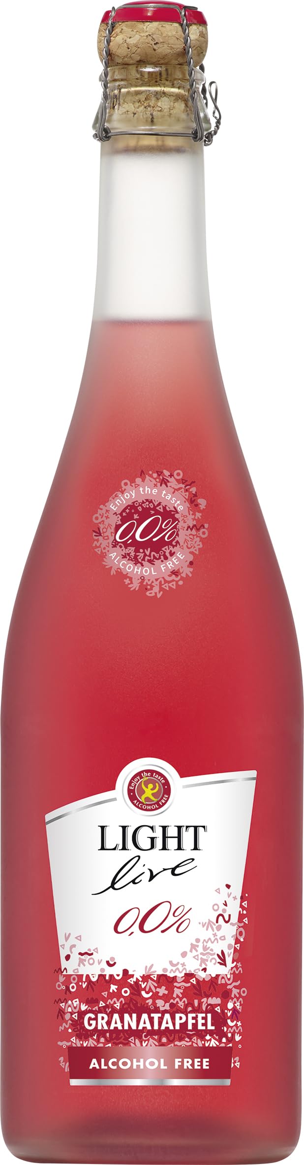LIGHT live alkoholfrei 0,0% Sparkling Granatapfel (6 x 0,75 l)