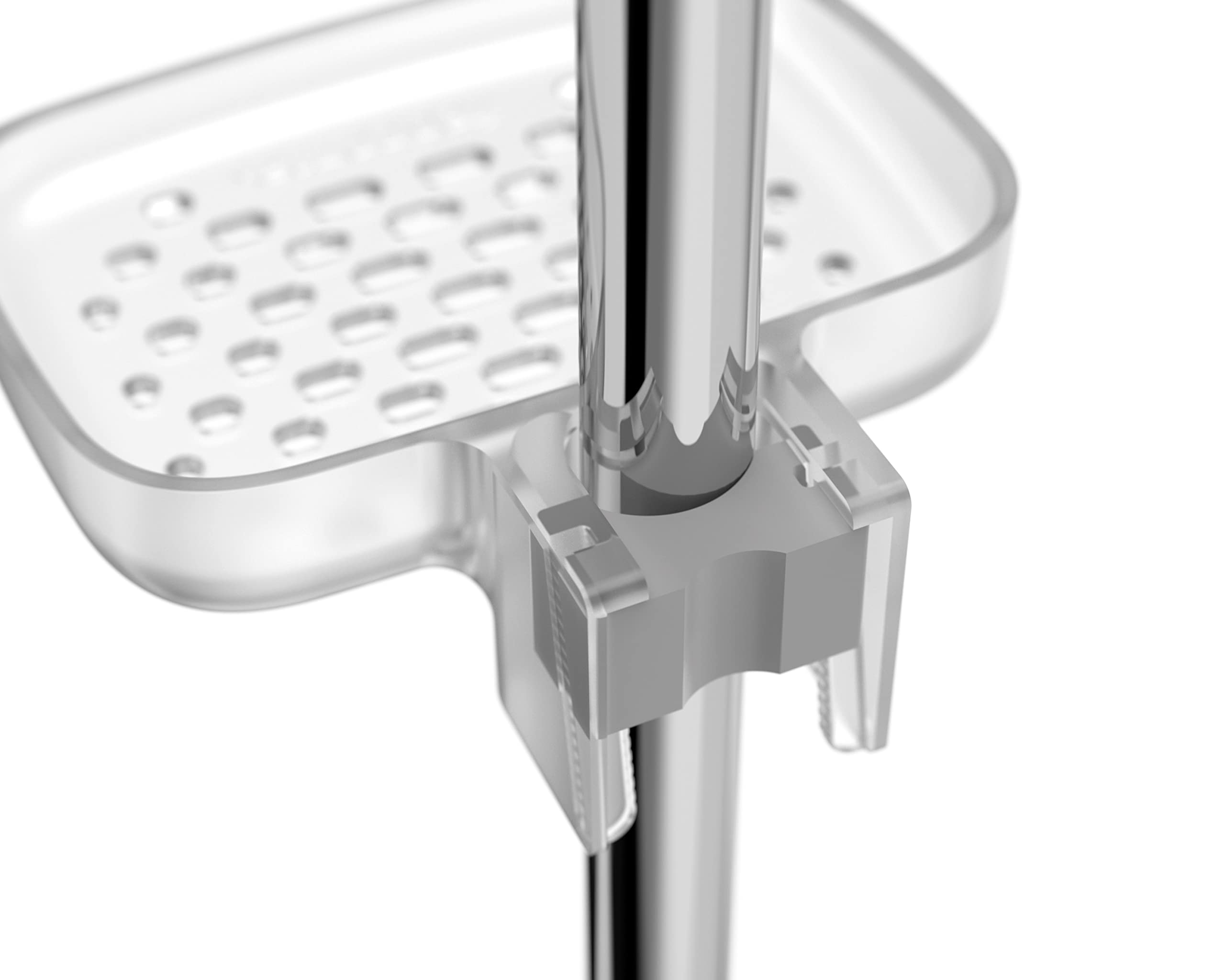 Tescoma 903650 LAGOON Shower Rod Holder, Durchsichtig, Piccolo - Image 4