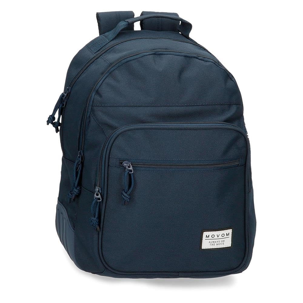 MOVOM Always On The Move, Mochila escolar, mochila colegio, 31,5 cm x 45 cm x 15 cm fabricada en Poliéster, tamaño DIN A4, Bolsillo frontal, Tirantes anchos. De Joumma Bags.
