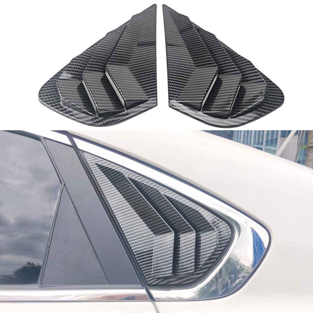 Amazon.com: for Kia Forte Side Window Louver Cover Sport Style