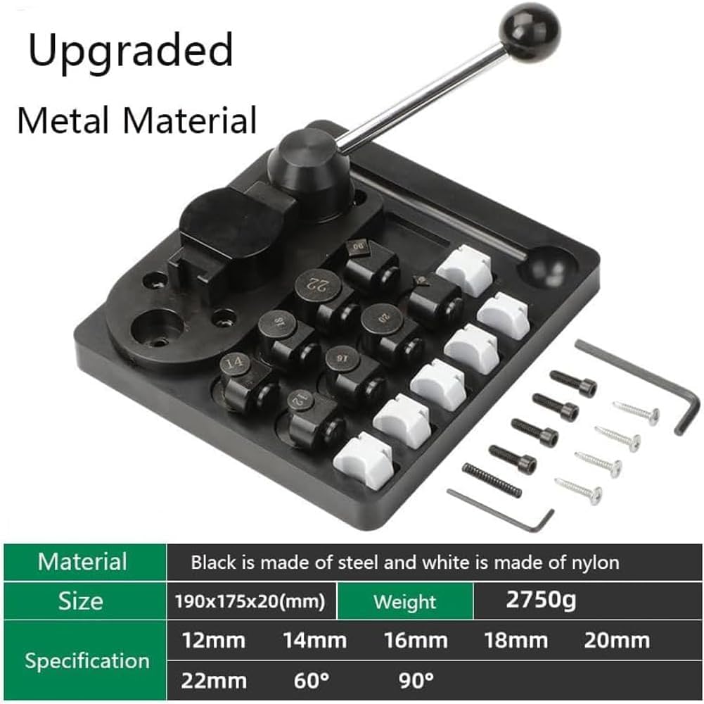 Set di maschere per piegare filo metallico con fustelle regolabili, strumenti per la creazione di gioielli in filo metallico resistente, per anelli fai da te, kit per piegare metalli e avvolgimento di
