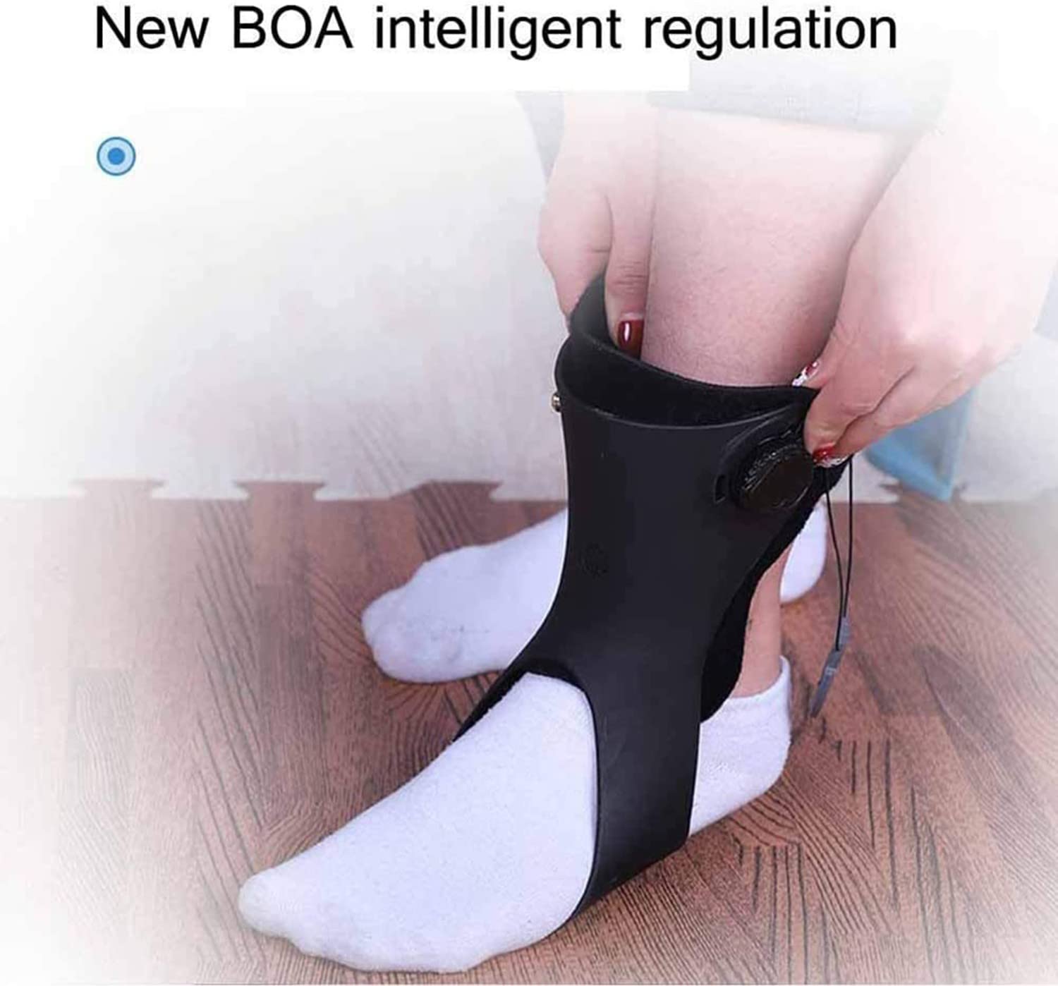 Ortesis Médica de Pie Caído, Ortesis de Soporte Triangular Estable, Corrección de Postura de Ortesis de Pie y Tobillo AFO, Ortesis de Tobillo, para Calzado, para Mujeres y Hombres