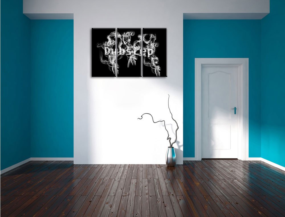 Pixxprint Musica Elettronica, scatole Dubstep Stampa su Tela 3 Parti Artistica murale