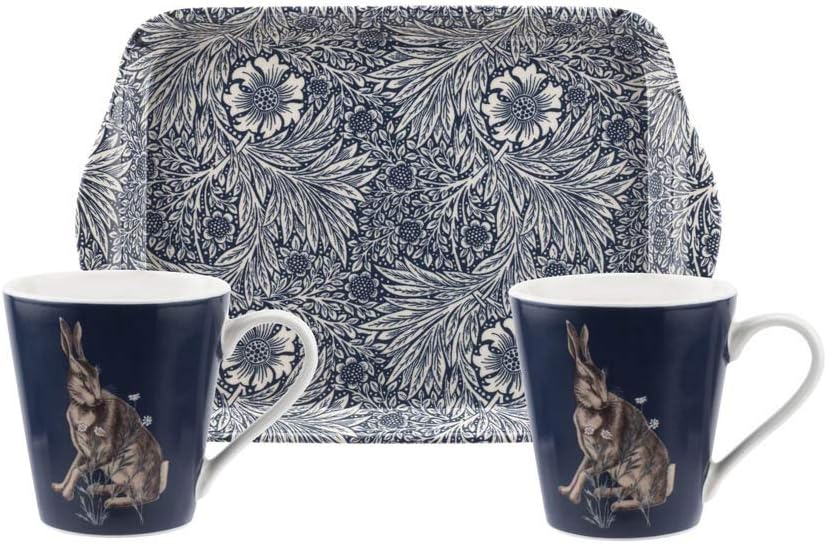Portmeirion Tazza Strawberry Thief 0,35L – Rosso Cremisi, Porcellana Fine, Lavabile In Lavastoviglie, In Scatola Regalo