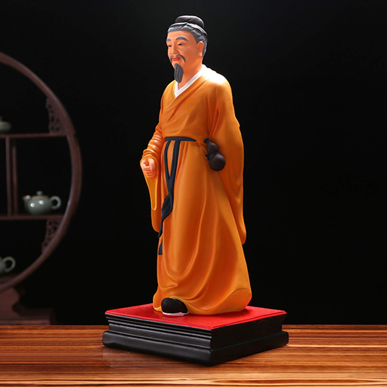 For el hogar, oficina, escritorio, mesa, baño, decoración, Buda sentado, estatua de Buda Feng Shui chino, artículos de decoración de escritorio, colección de estatuas de protección de la fortuna, buen