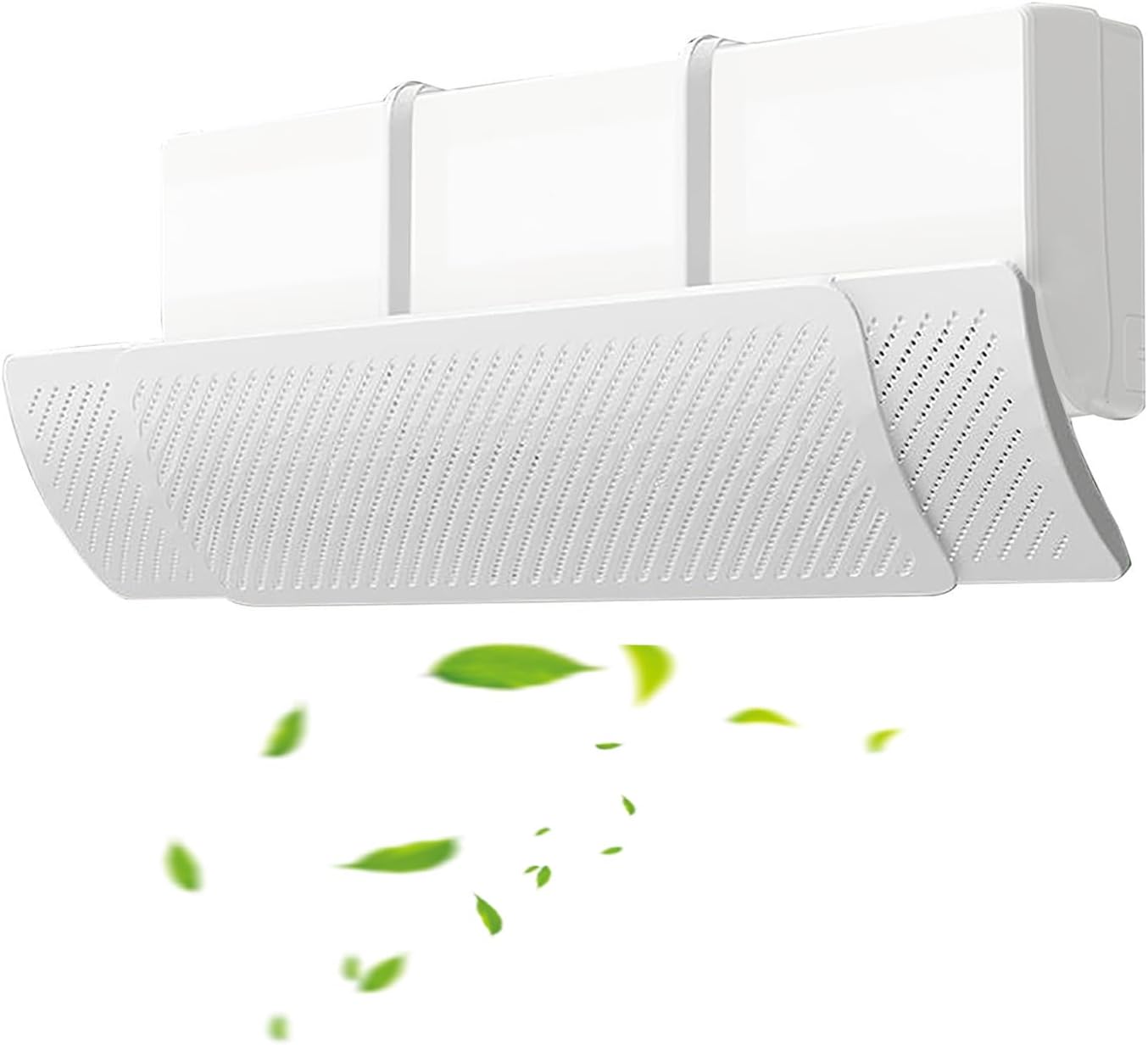 AC Vent Deflector - PP 17 x 3 x 58 cm Ceiling | Air Baffle with Windshield Protector, Adjustable Direction, Car Comfort | Family, Home, Bedroom, Office, Outdoor