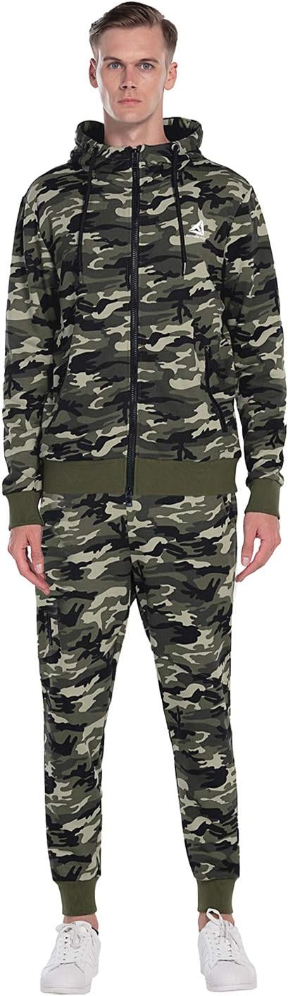 Box Jungle Tuta Mimetica Uomo Realtree - Felpa Con Cappuccio E Pantaloni - Per Caccia E Pesca Tuta Uomo Invernale Cotone - Foto 3