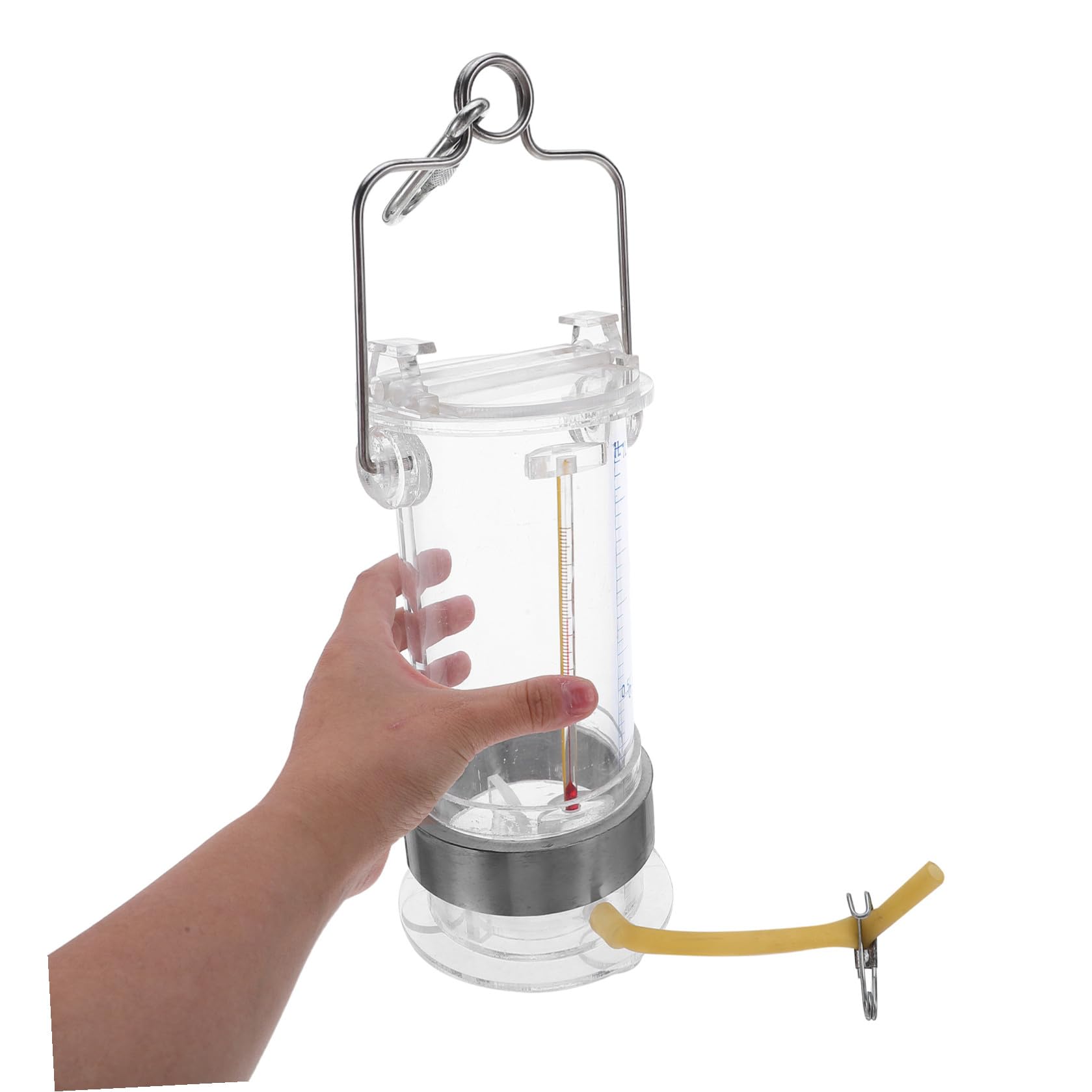 Ciieeo Muestreador Resistencia a Alta Presión Portátil de 1l Vertical y Carcasa de Acero Inoxidable Precisa Color Aleatorio de Agua para Investigación Marina y Lacustre