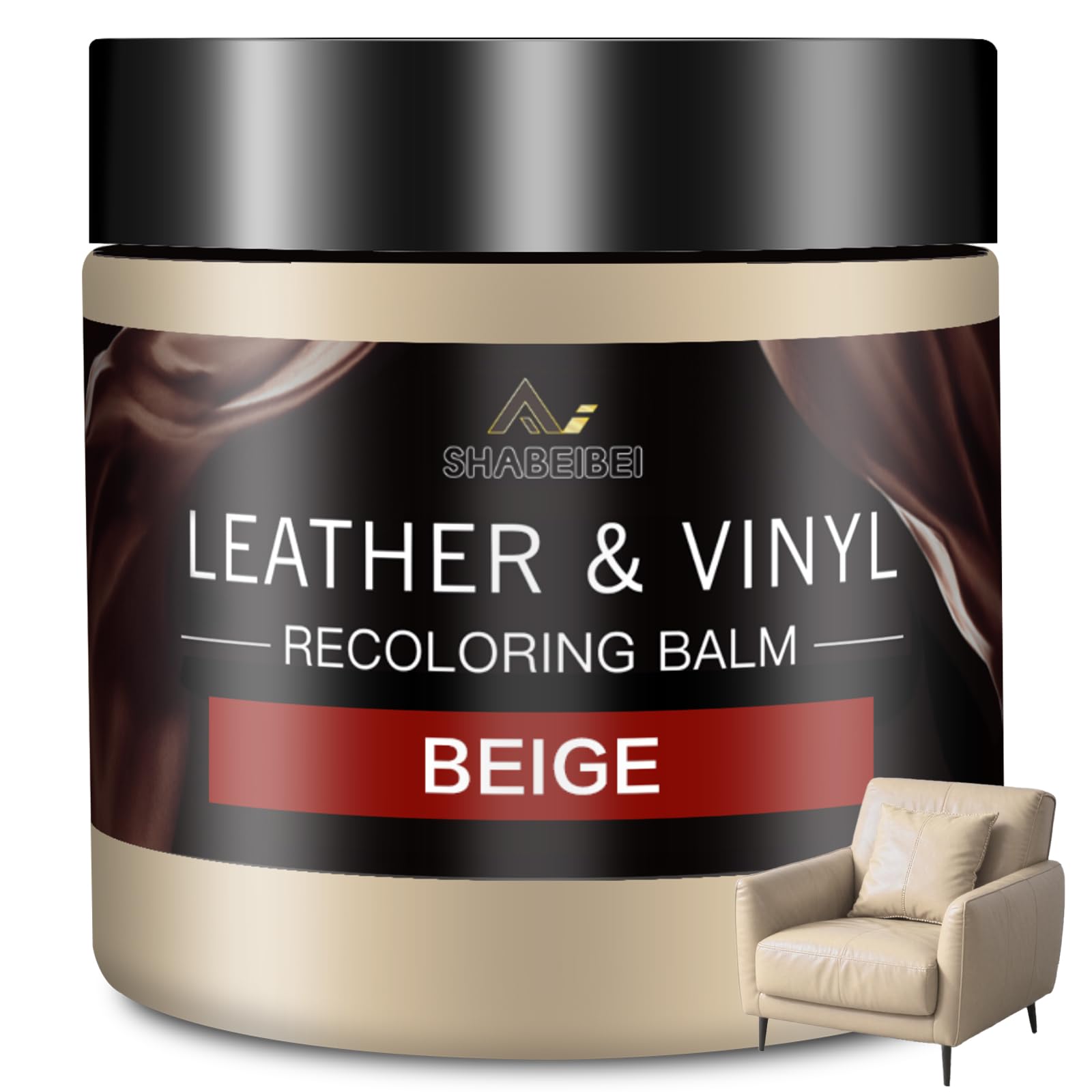 SHABEIBEI beige leather recoloring balm