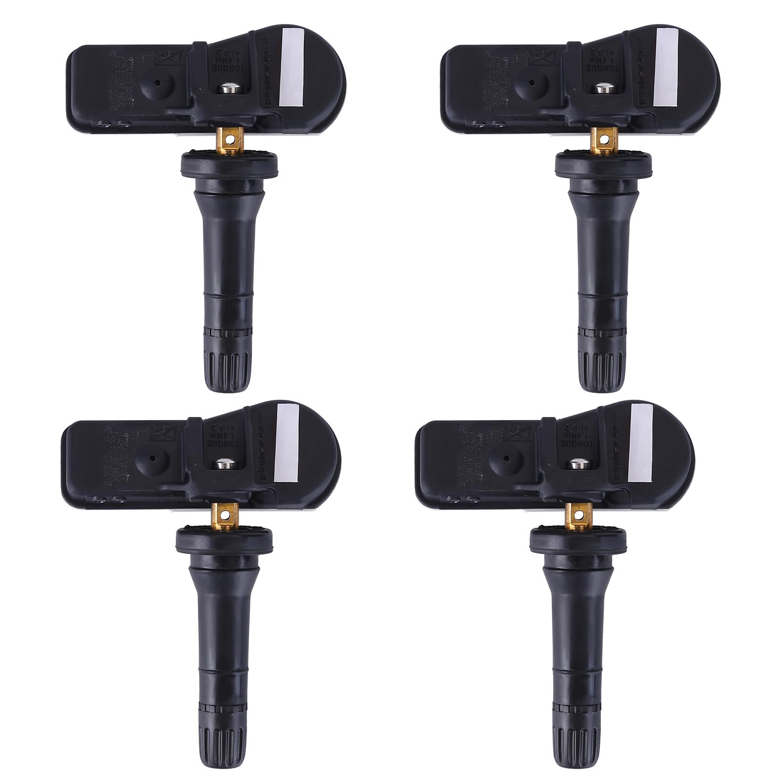 4x Reifendrucksensor für D-aci-a Sm*art Opel TPMS Sensor 407005642R Reifendruckkontrollsystem Metallventil TPMS Sensor 407001628R, 407009322R, 407009987R, 4031100Q0H, A4539051701 93461364